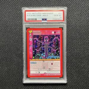 Metazoo Hiroquest Walking Sam PSA 10 Gem Mint Full Holo CD Promo 57/66